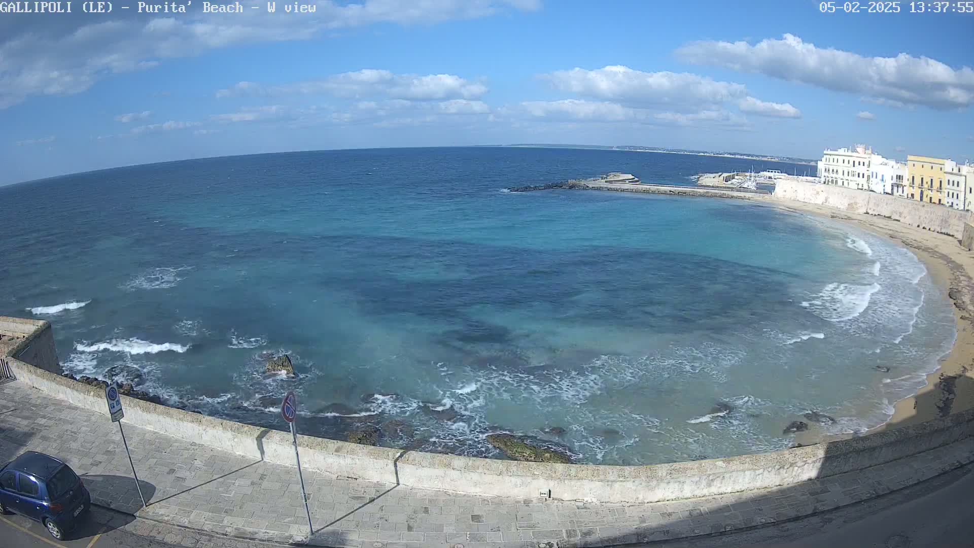 Gallipoli, Purita Beach Live Cam -  Apulia, Italy