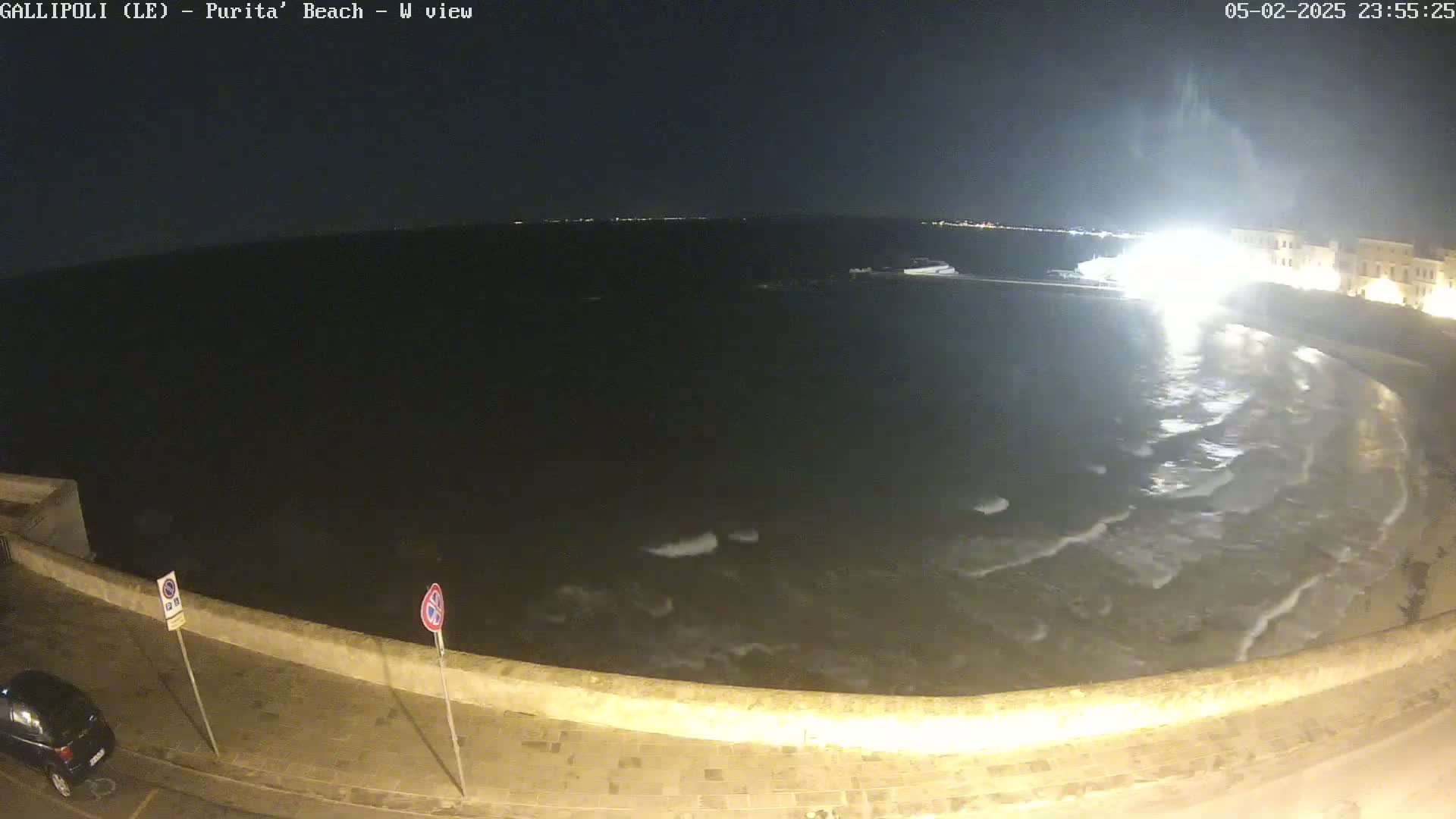 Gallipoli, Purita Beach Live Cam -  Apulia, Italy