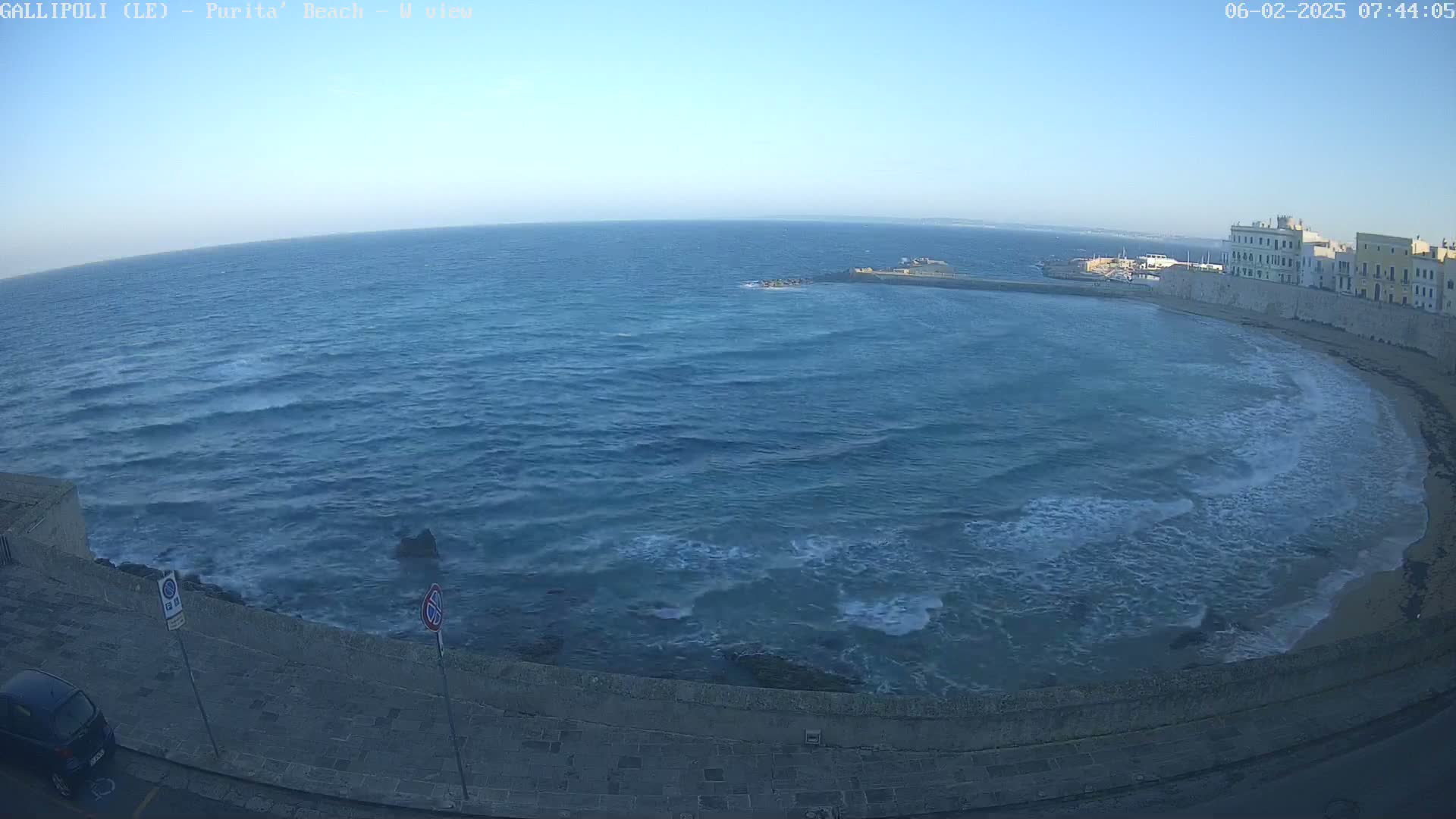 Gallipoli, Purita Beach Live Cam -  Apulia, Italy