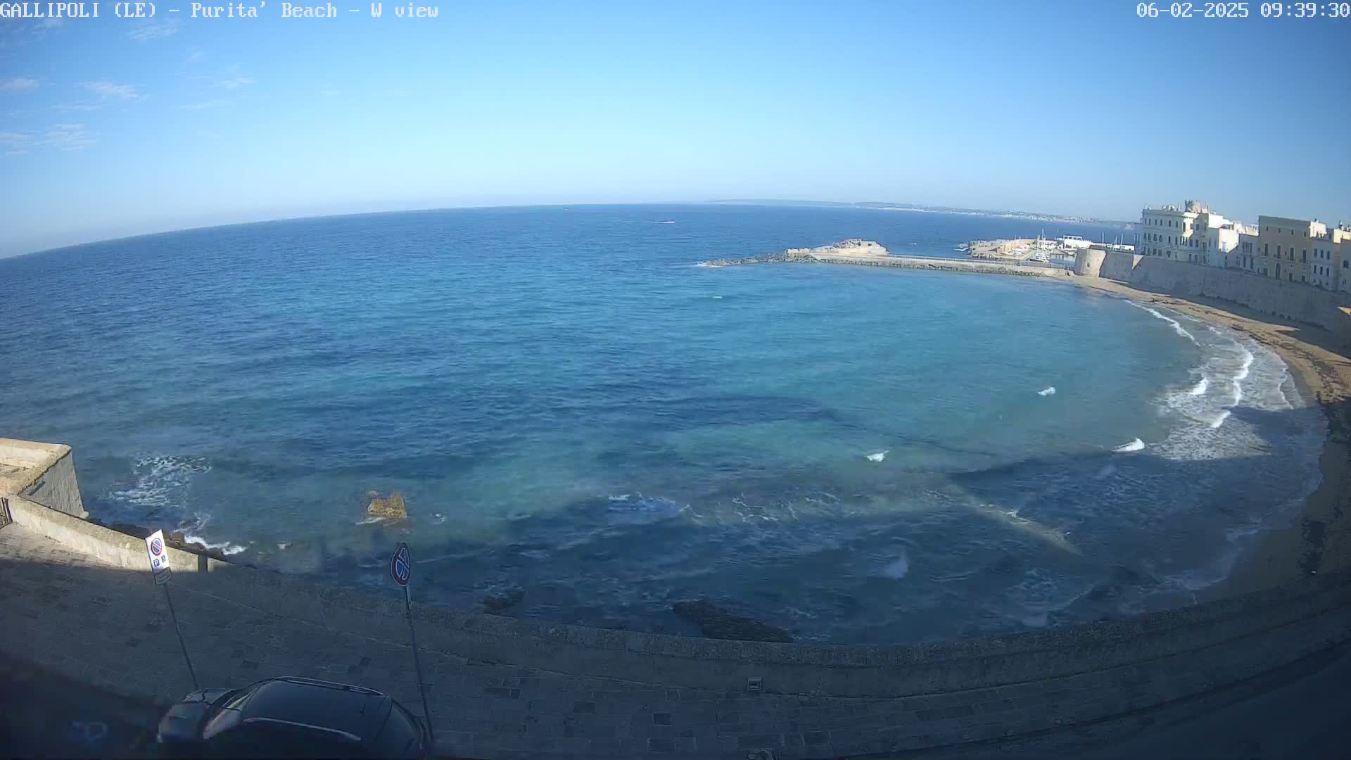 Gallipoli, Purita Beach Live Cam -  Apulia, Italy