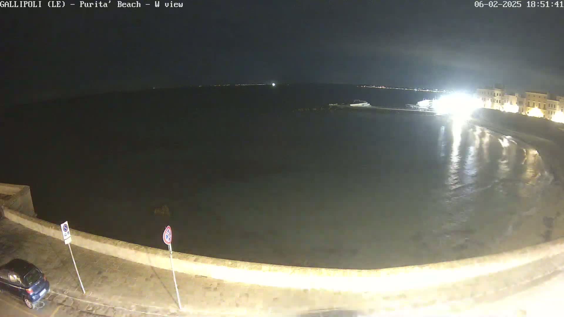 Gallipoli, Purita Beach Live Cam -  Apulia, Italy