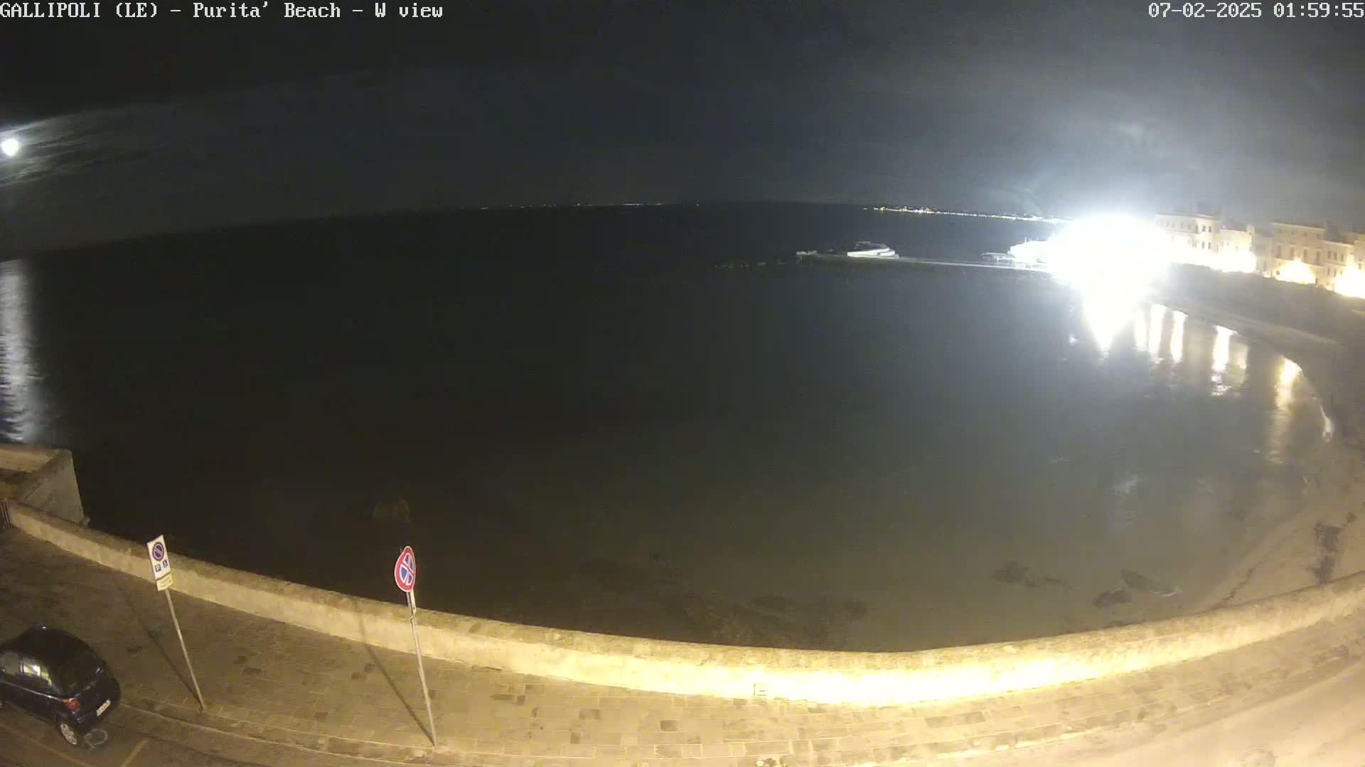 Gallipoli, Purita Beach Live Cam -  Apulia, Italy