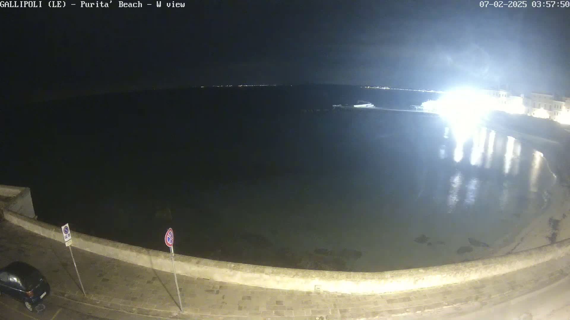 Gallipoli, Purita Beach Live Cam -  Apulia, Italy