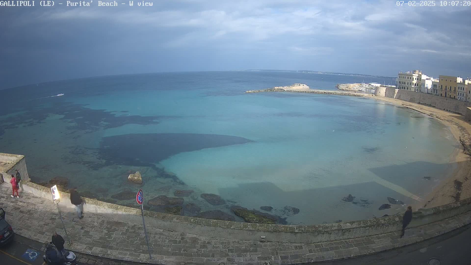 Gallipoli, Purita Beach Live Cam -  Apulia, Italy