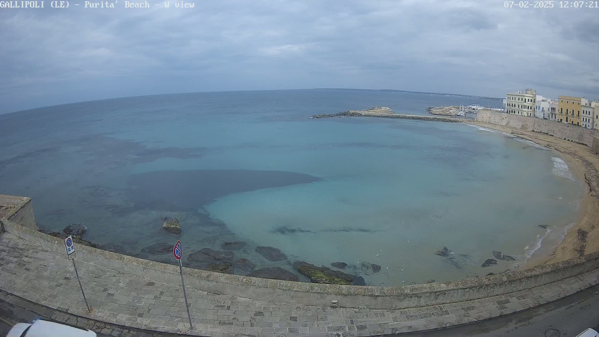 Gallipoli, Purita Beach Live Cam -  Apulia, Italy