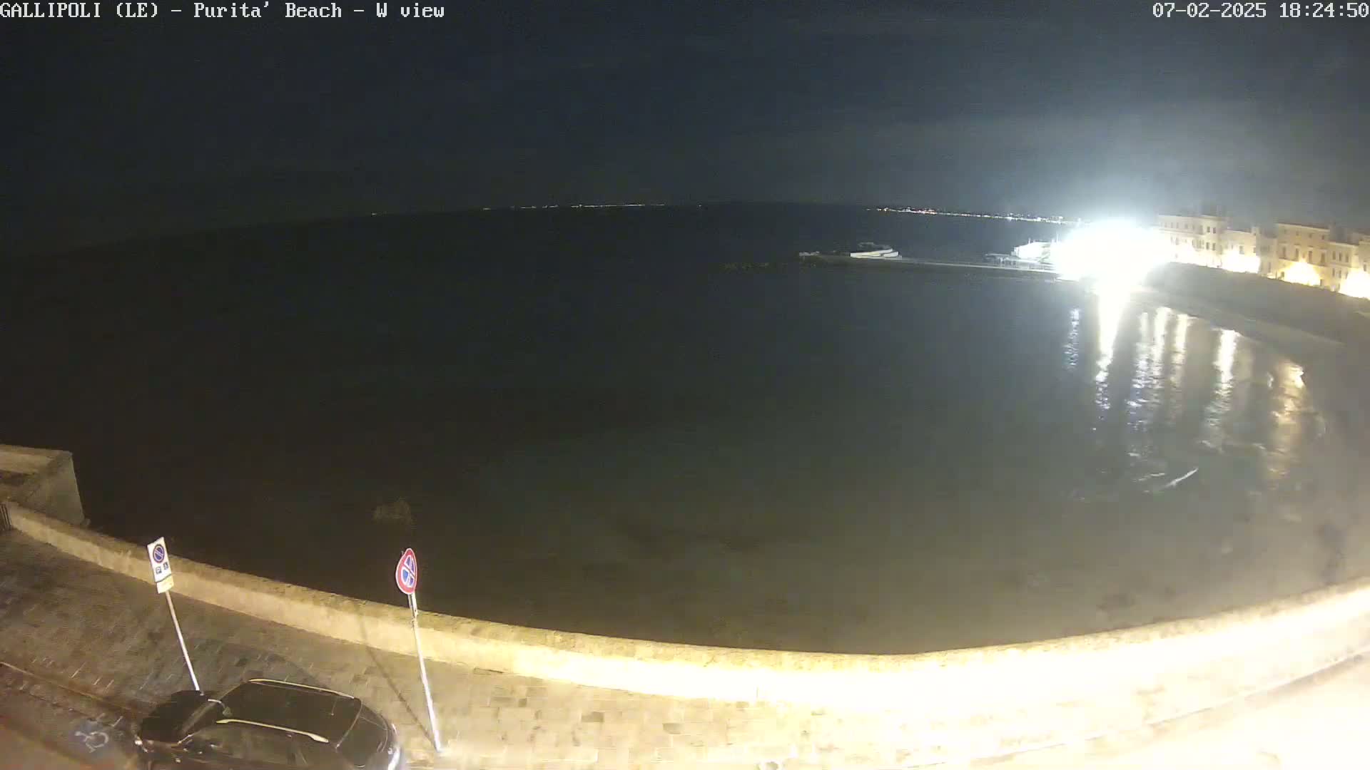 Gallipoli, Purita Beach Live Cam -  Apulia, Italy