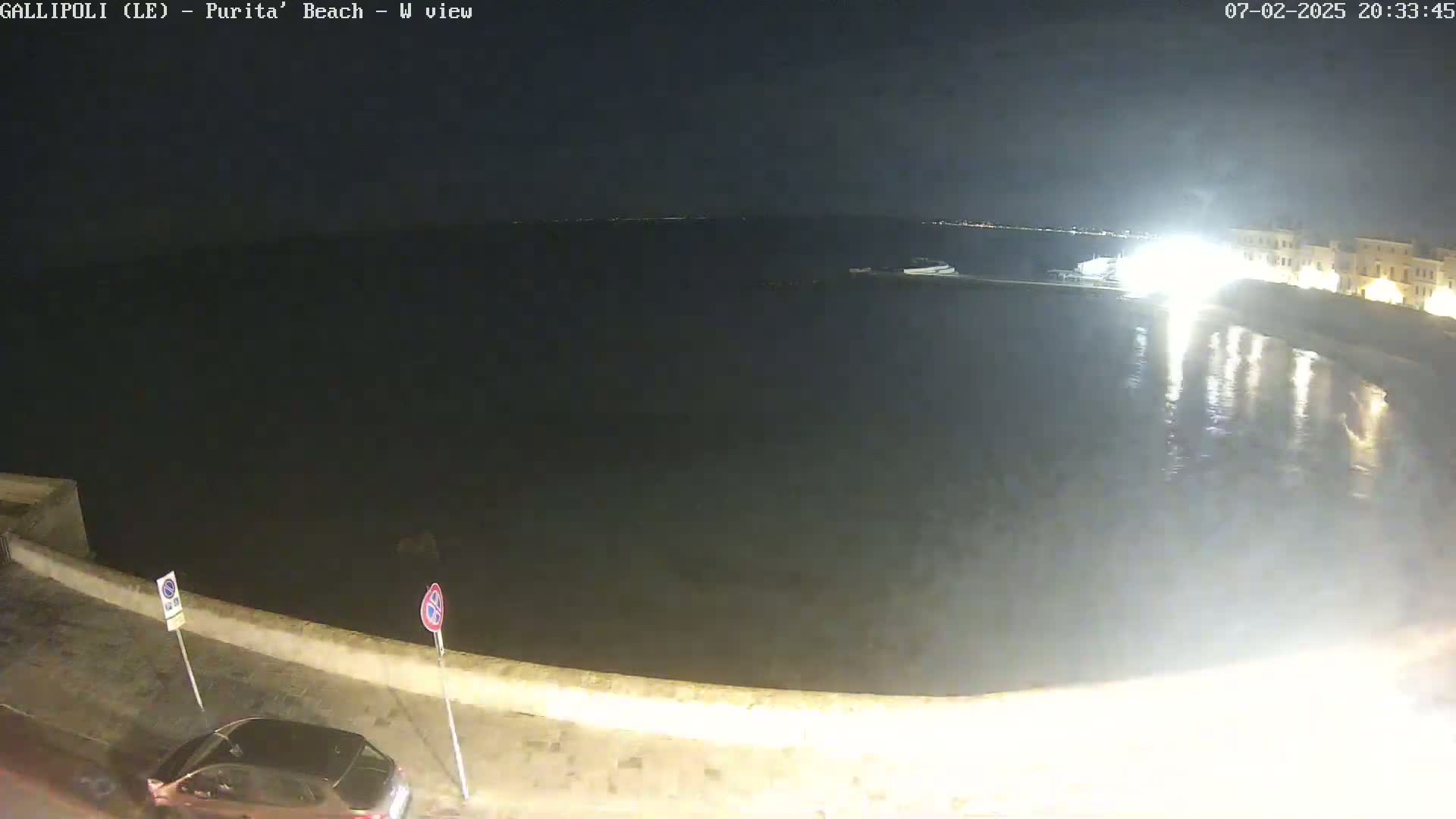 Gallipoli, Purita Beach Live Cam -  Apulia, Italy