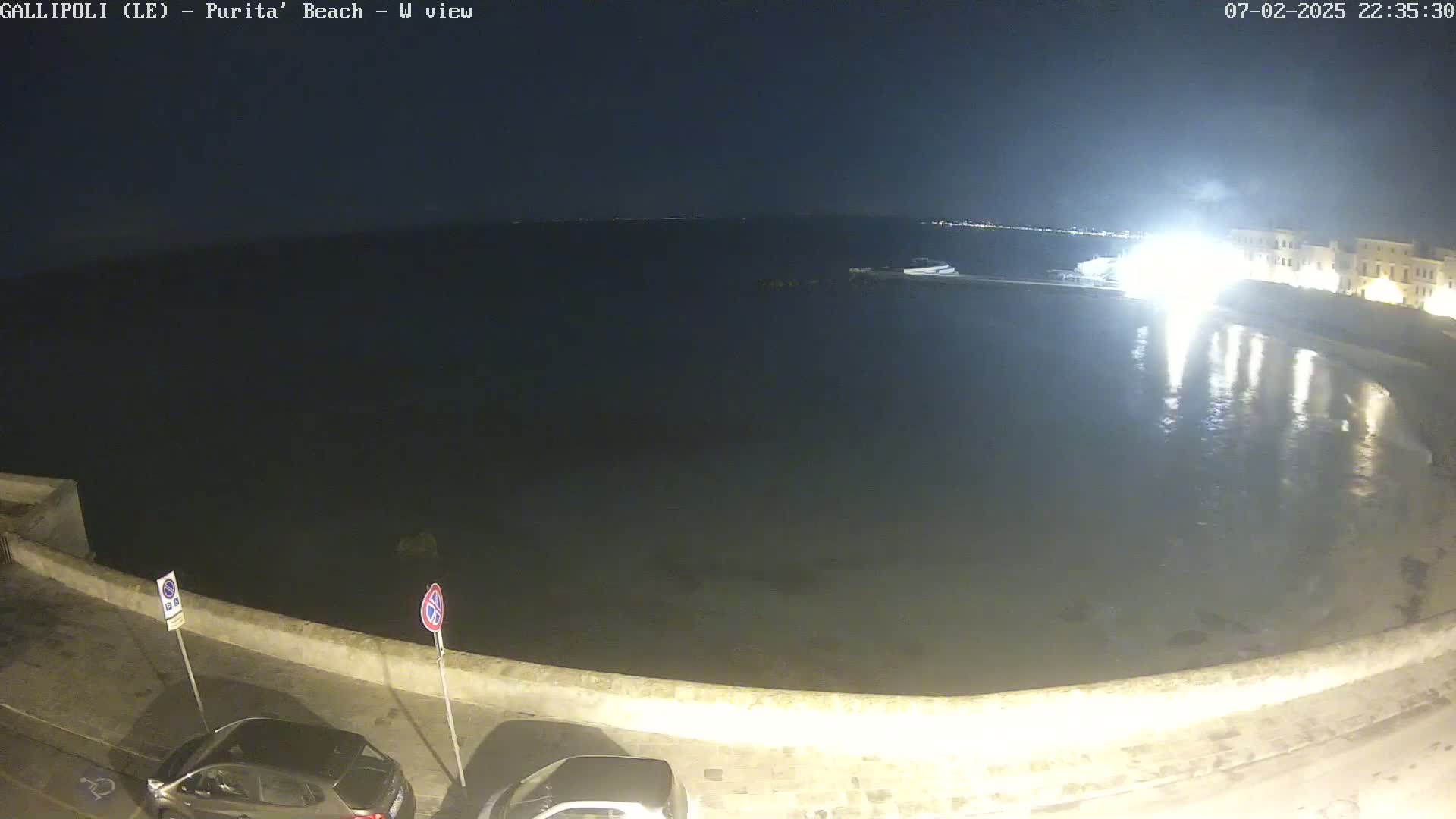 Gallipoli, Purita Beach Live Cam -  Apulia, Italy