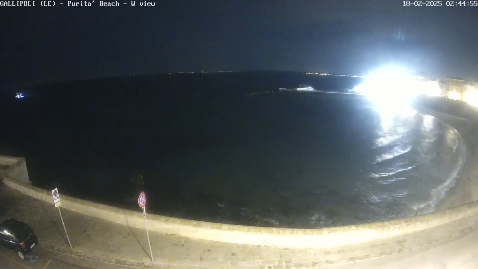 Gallipoli, Purita Beach Live Cam -  Apulia, Italy