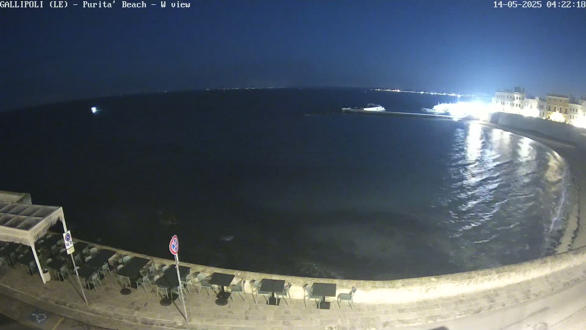 Gallipoli, Purita Beach Live Cam -  Apulia, Italy