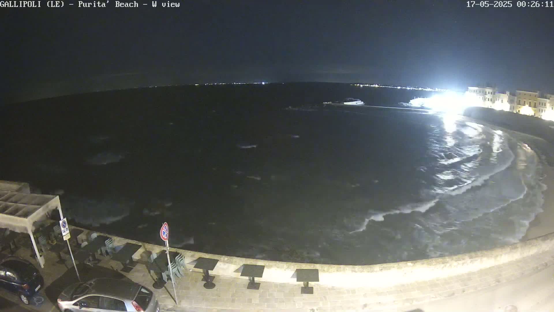 Gallipoli, Purita Beach Live Cam -  Apulia, Italy