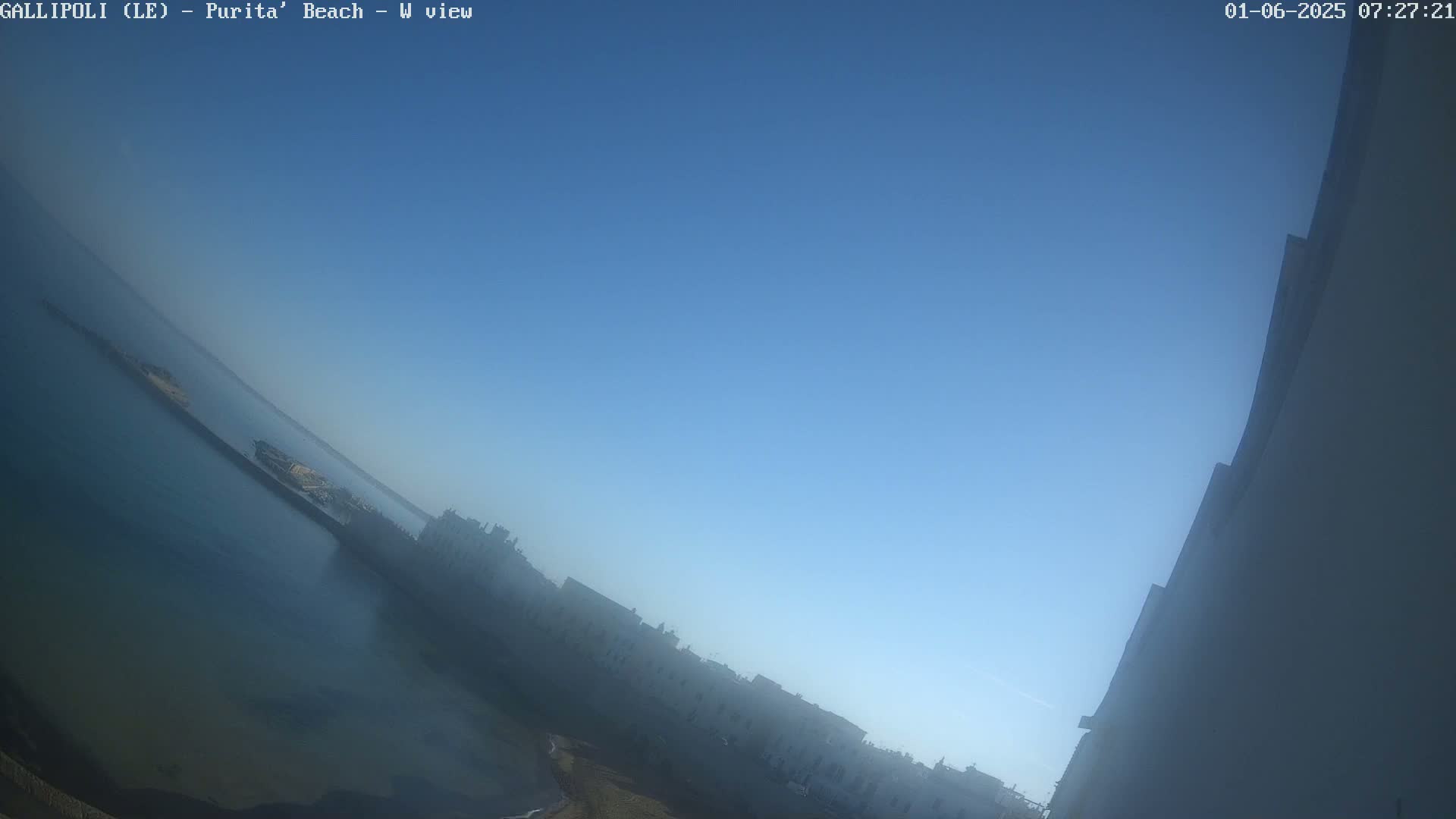 Gallipoli, Purita Beach Live Cam -  Apulia, Italy