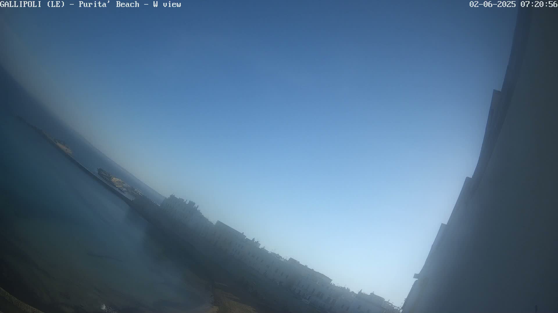 Gallipoli, Purita Beach Live Cam -  Apulia, Italy