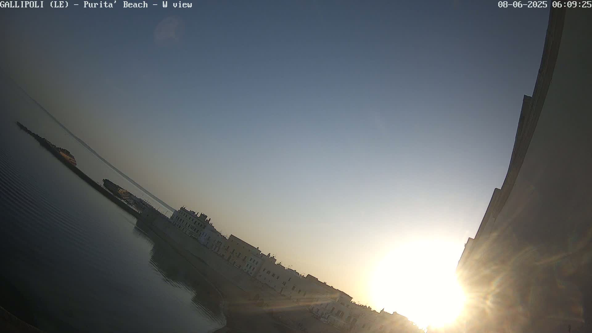 Gallipoli, Purita Beach Live Cam -  Apulia, Italy