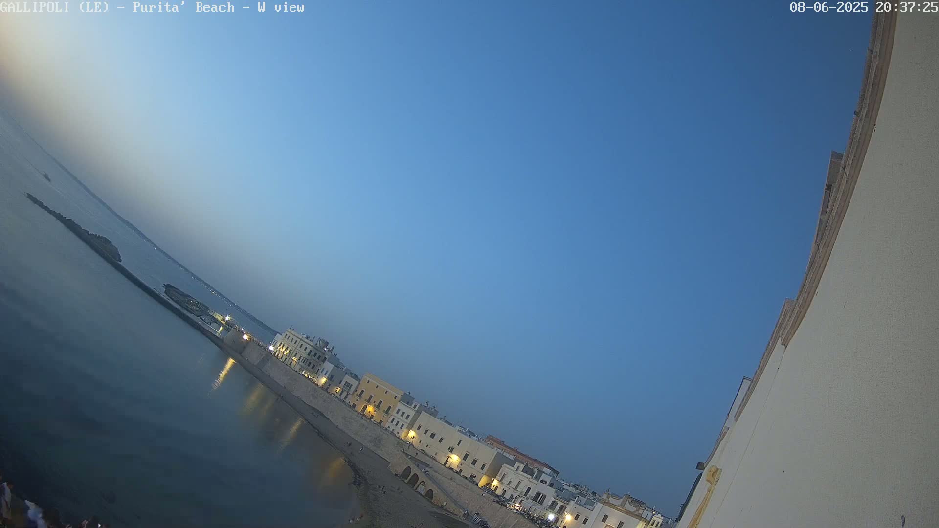 Gallipoli, Purita Beach Live Cam -  Apulia, Italy