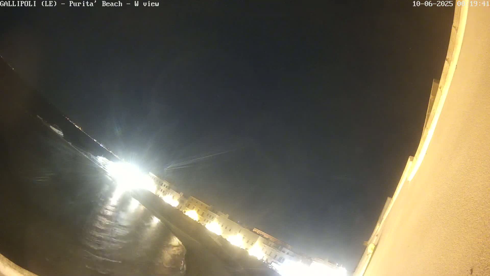 Gallipoli, Purita Beach Live Cam -  Apulia, Italy
