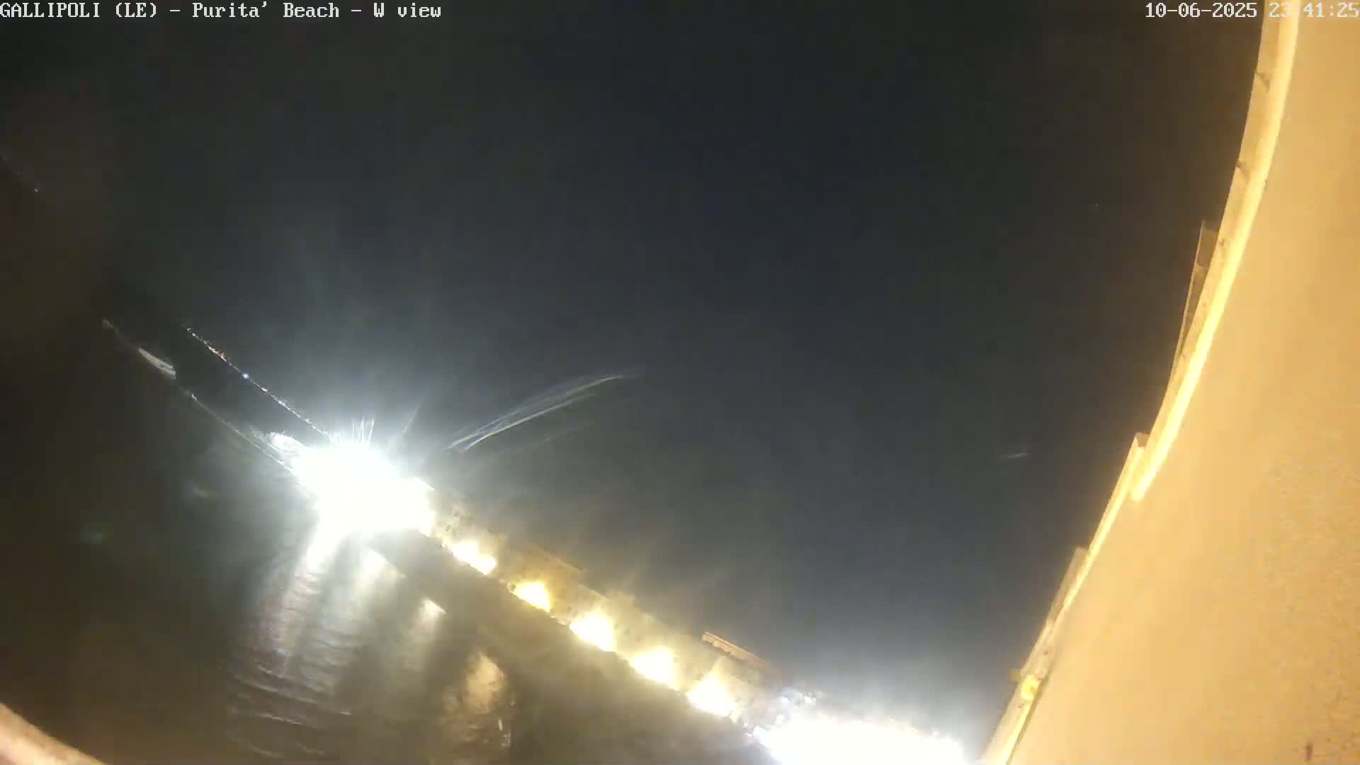 Gallipoli, Purita Beach Live Cam -  Apulia, Italy