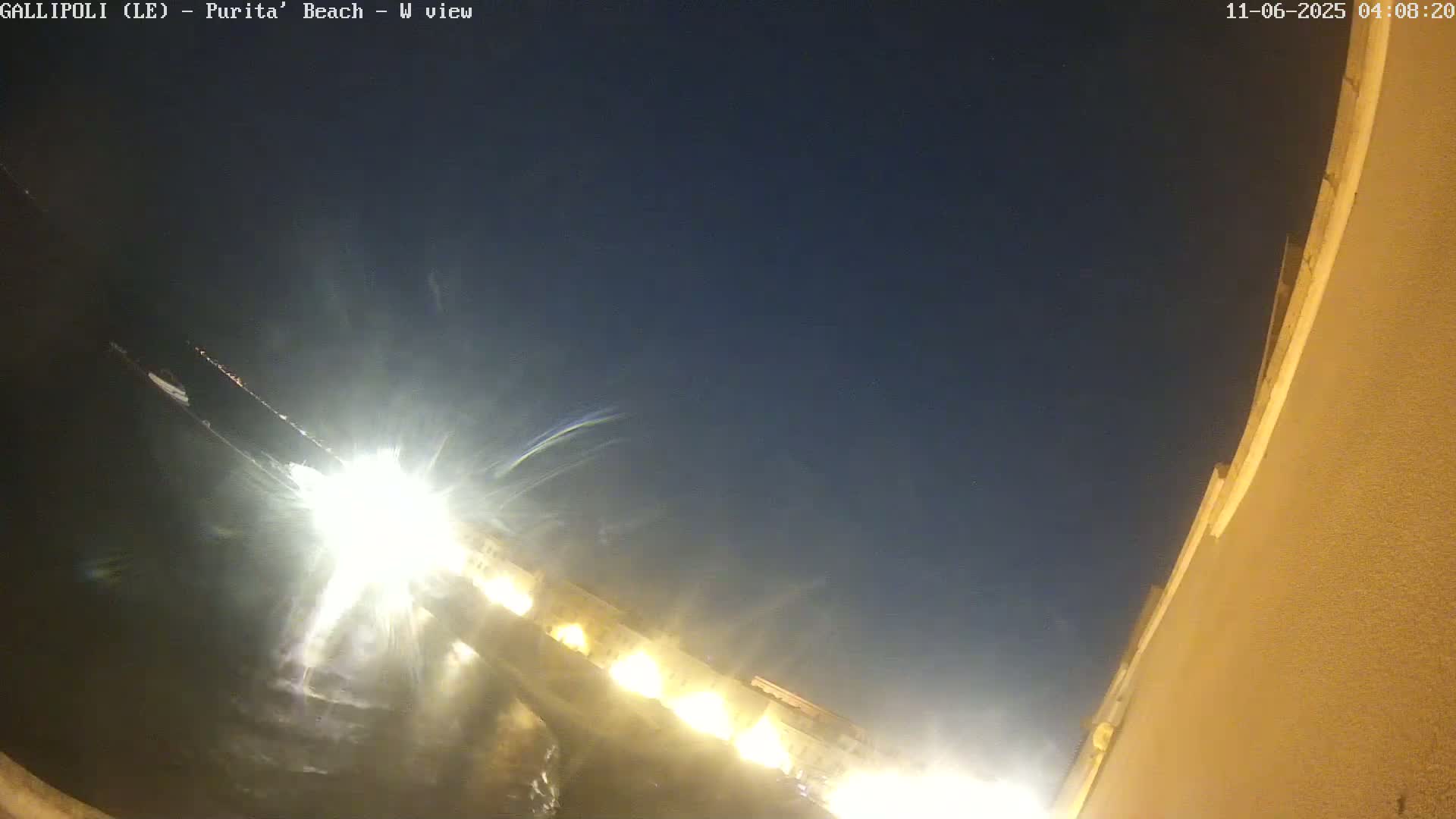 Gallipoli, Purita Beach Live Cam -  Apulia, Italy