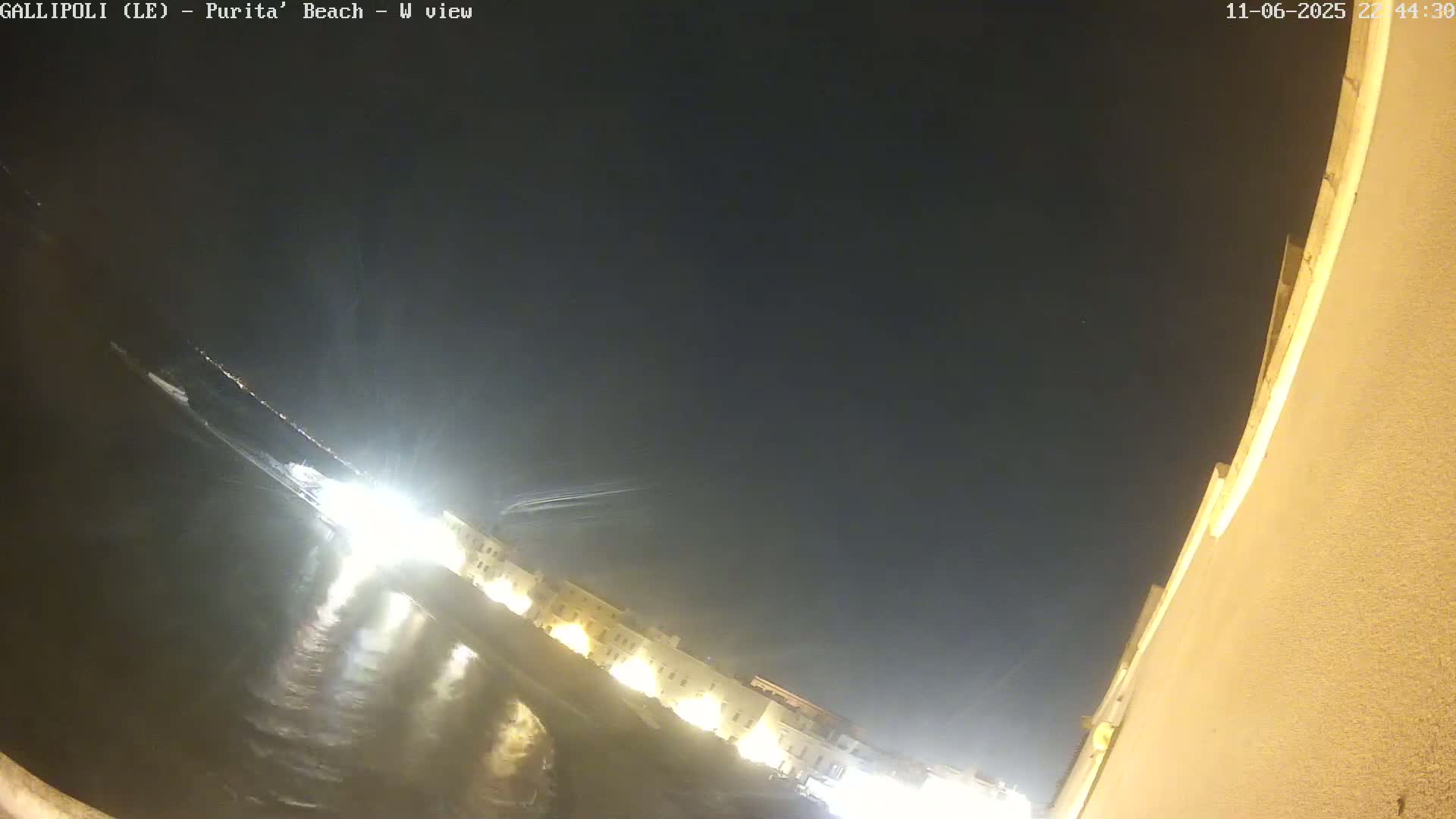 Gallipoli, Purita Beach Live Cam -  Apulia, Italy