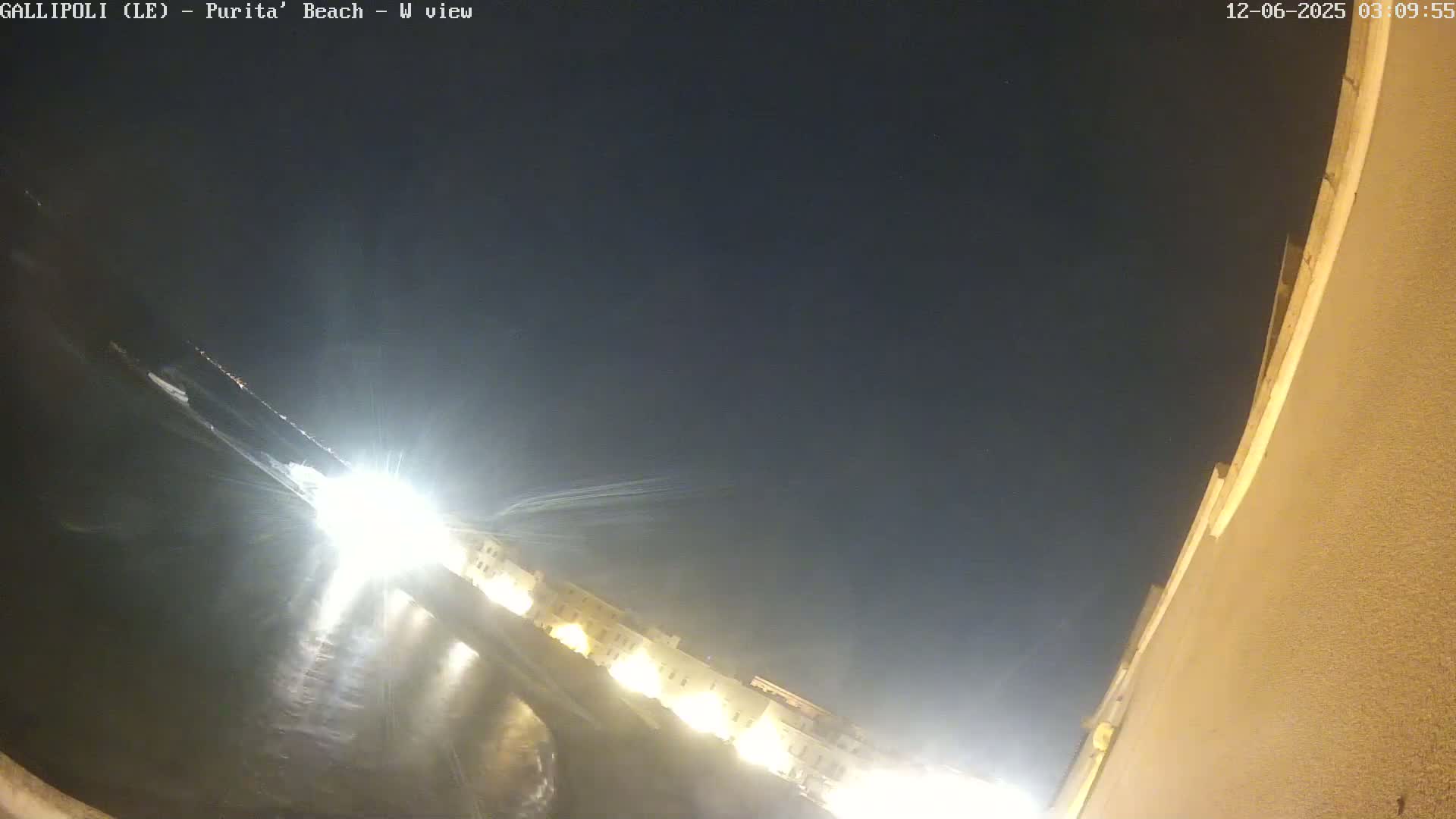 Gallipoli, Purita Beach Live Cam -  Apulia, Italy