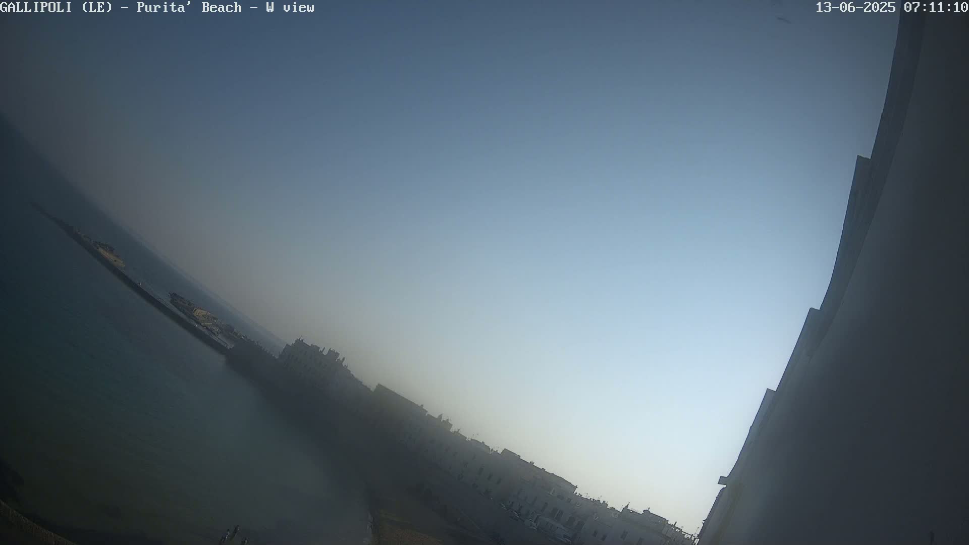 Gallipoli, Purita Beach Live Cam -  Apulia, Italy