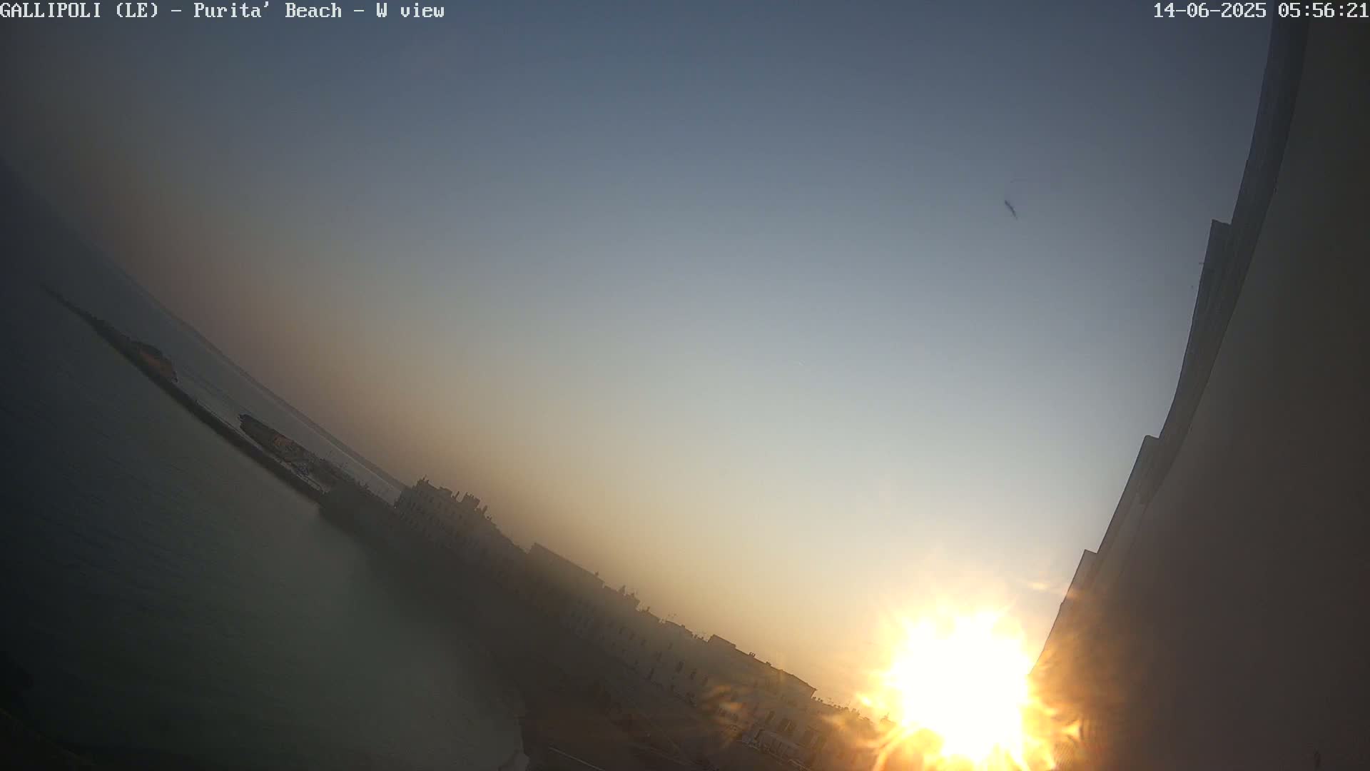 Gallipoli, Purita Beach Live Cam -  Apulia, Italy