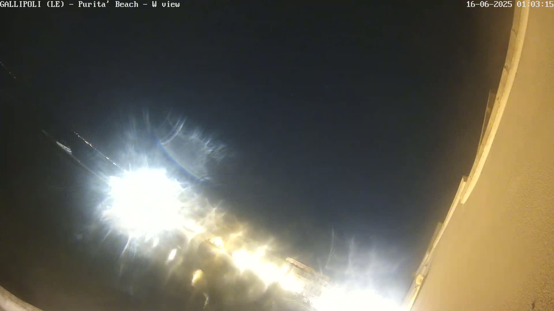 Gallipoli, Purita Beach Live Cam -  Apulia, Italy