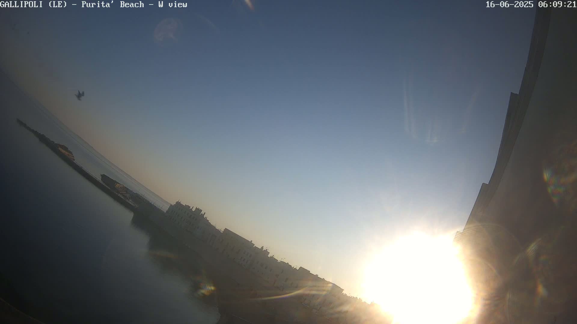 Gallipoli, Purita Beach Live Cam -  Apulia, Italy