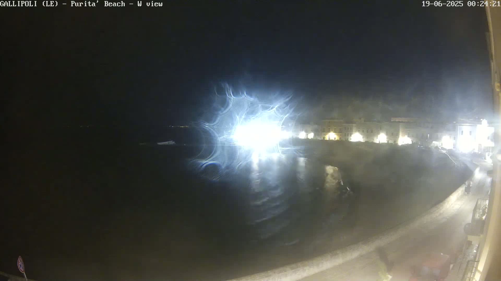 Gallipoli, Purita Beach Live Cam -  Apulia, Italy