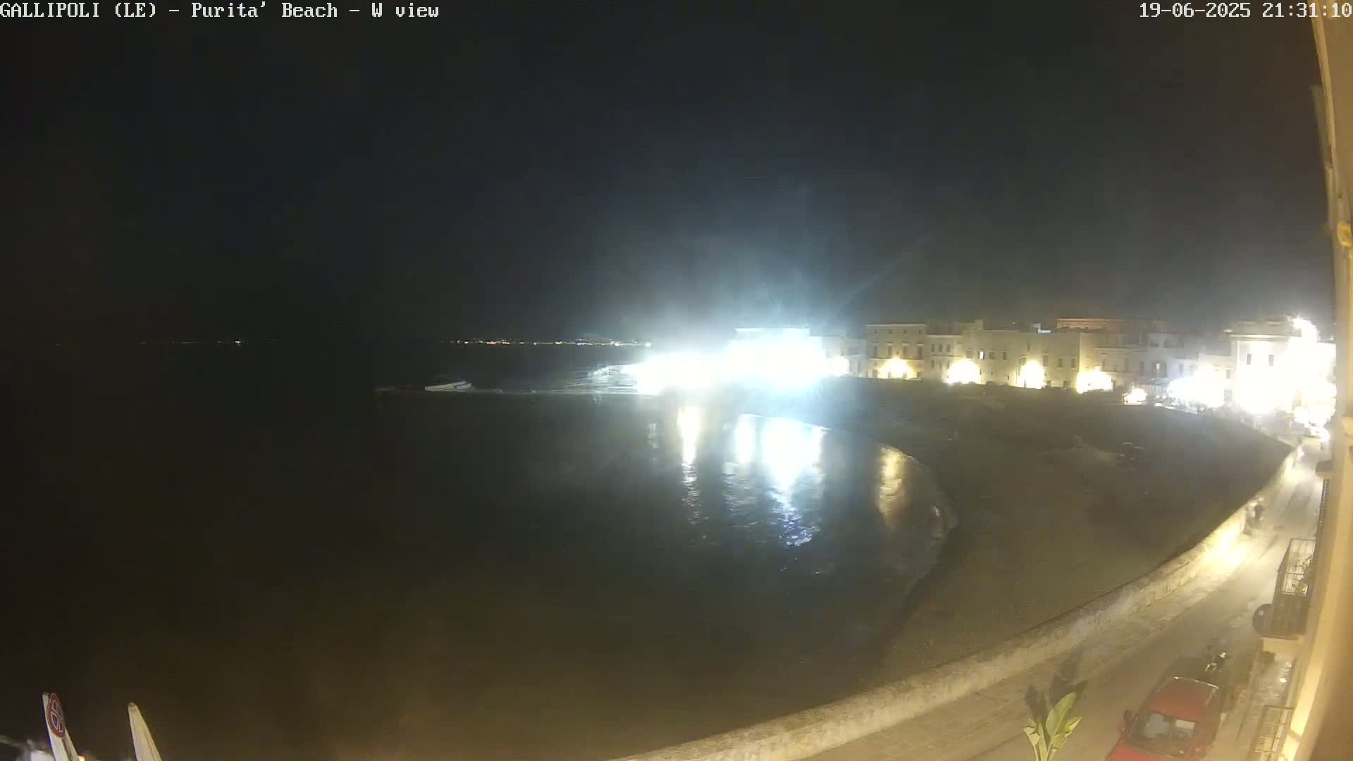 Gallipoli, Purita Beach Live Cam -  Apulia, Italy