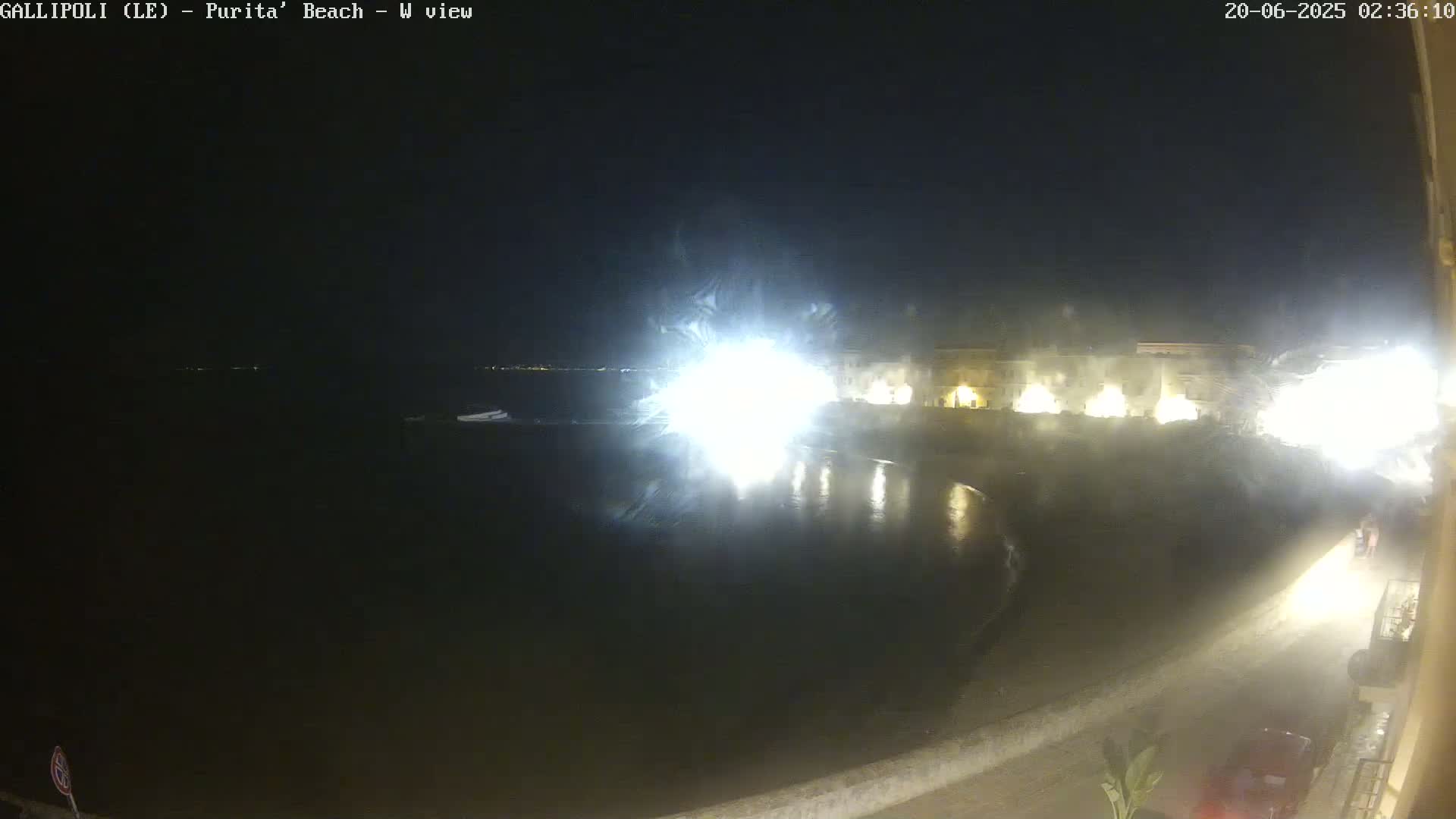 Gallipoli, Purita Beach Live Cam -  Apulia, Italy