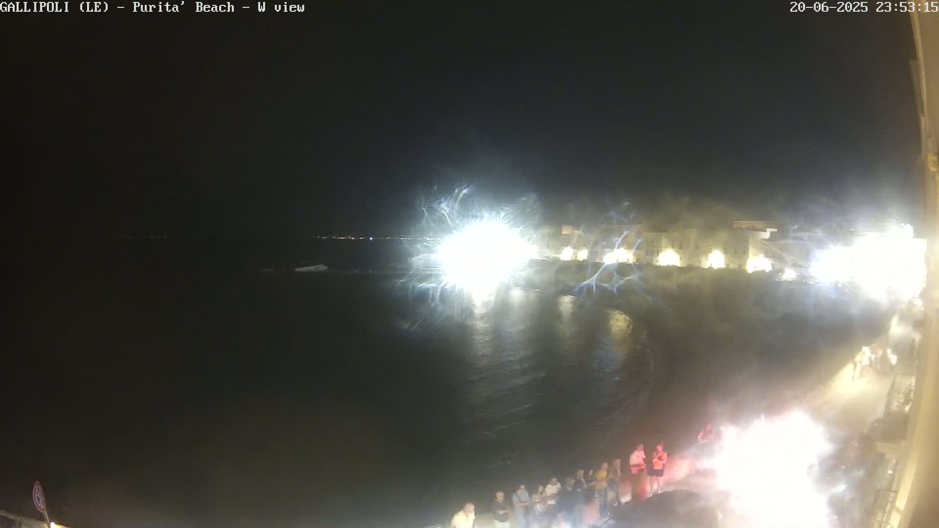 Gallipoli, Purita Beach Live Cam -  Apulia, Italy