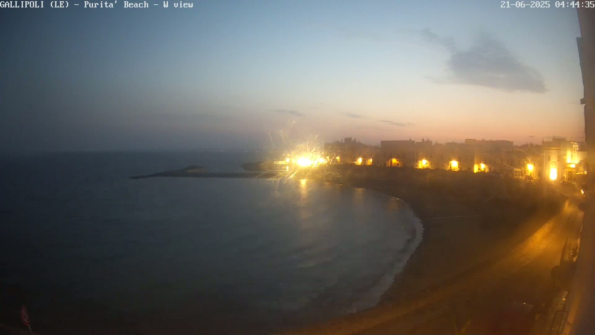 Gallipoli, Purita Beach Live Cam -  Apulia, Italy