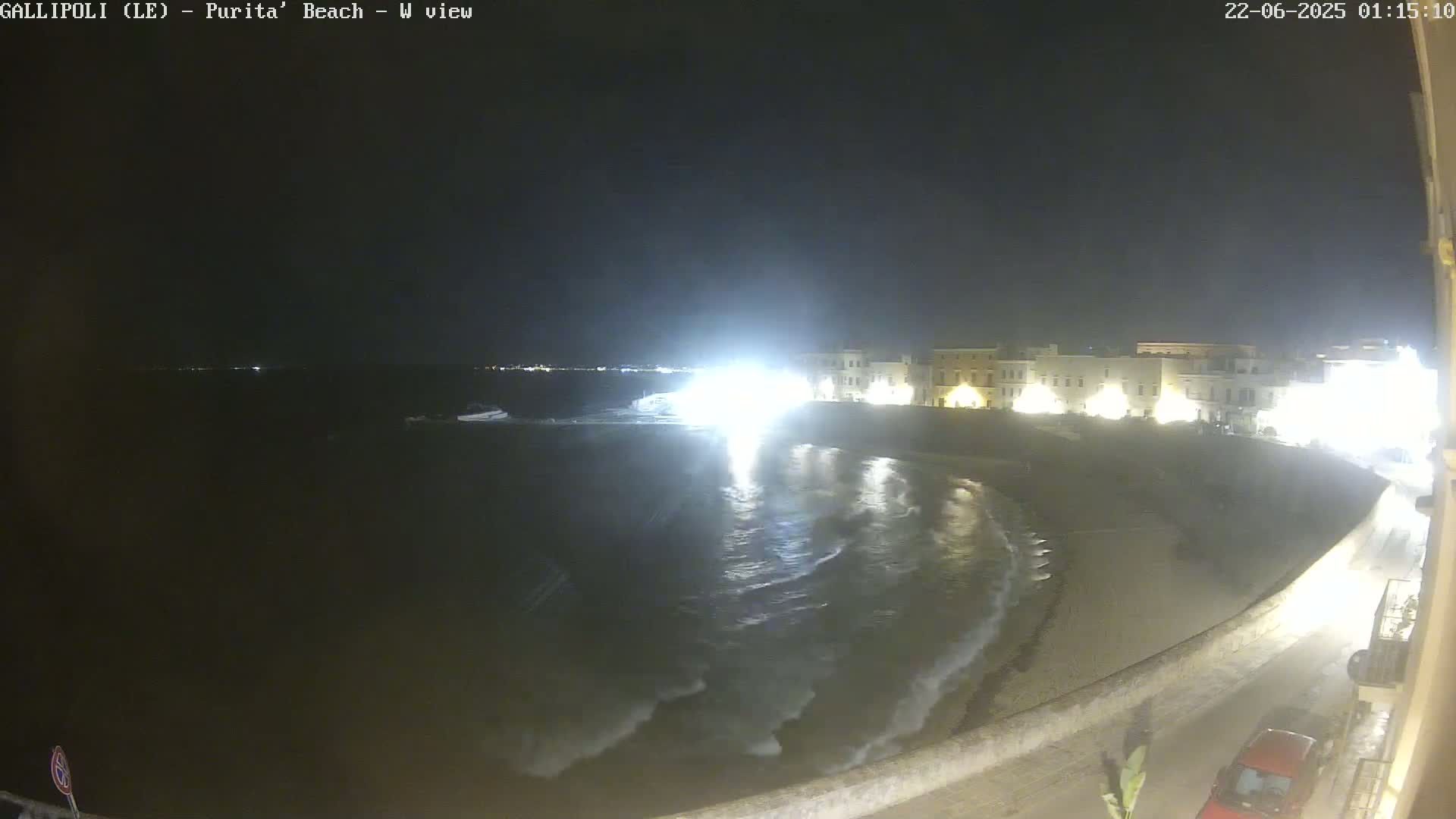 Gallipoli, Purita Beach Live Cam -  Apulia, Italy