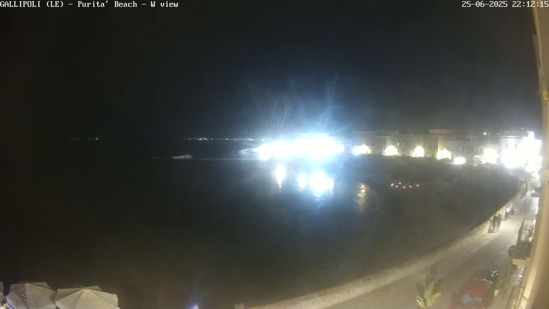 Gallipoli, Purita Beach Live Cam -  Apulia, Italy