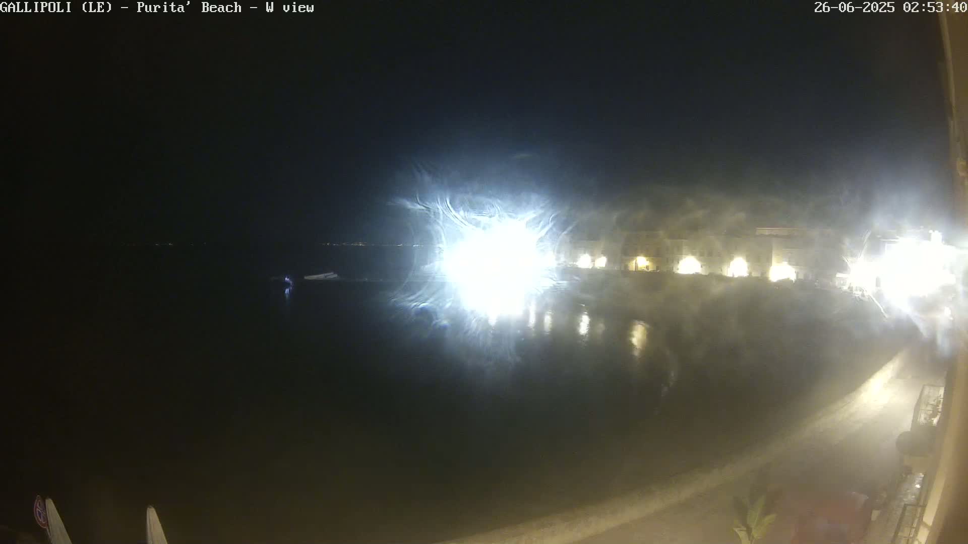 Gallipoli, Purita Beach Live Cam -  Apulia, Italy