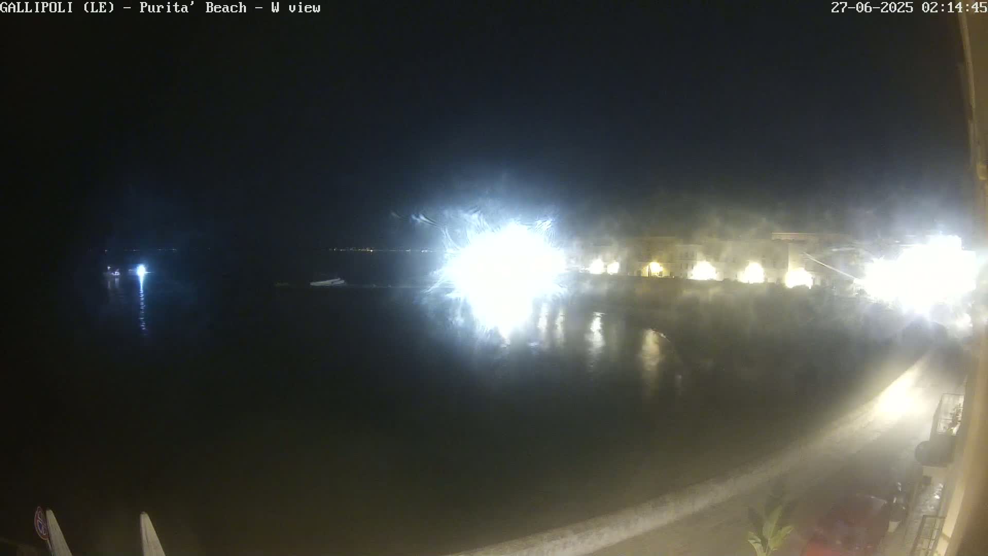 Gallipoli, Purita Beach Live Cam -  Apulia, Italy