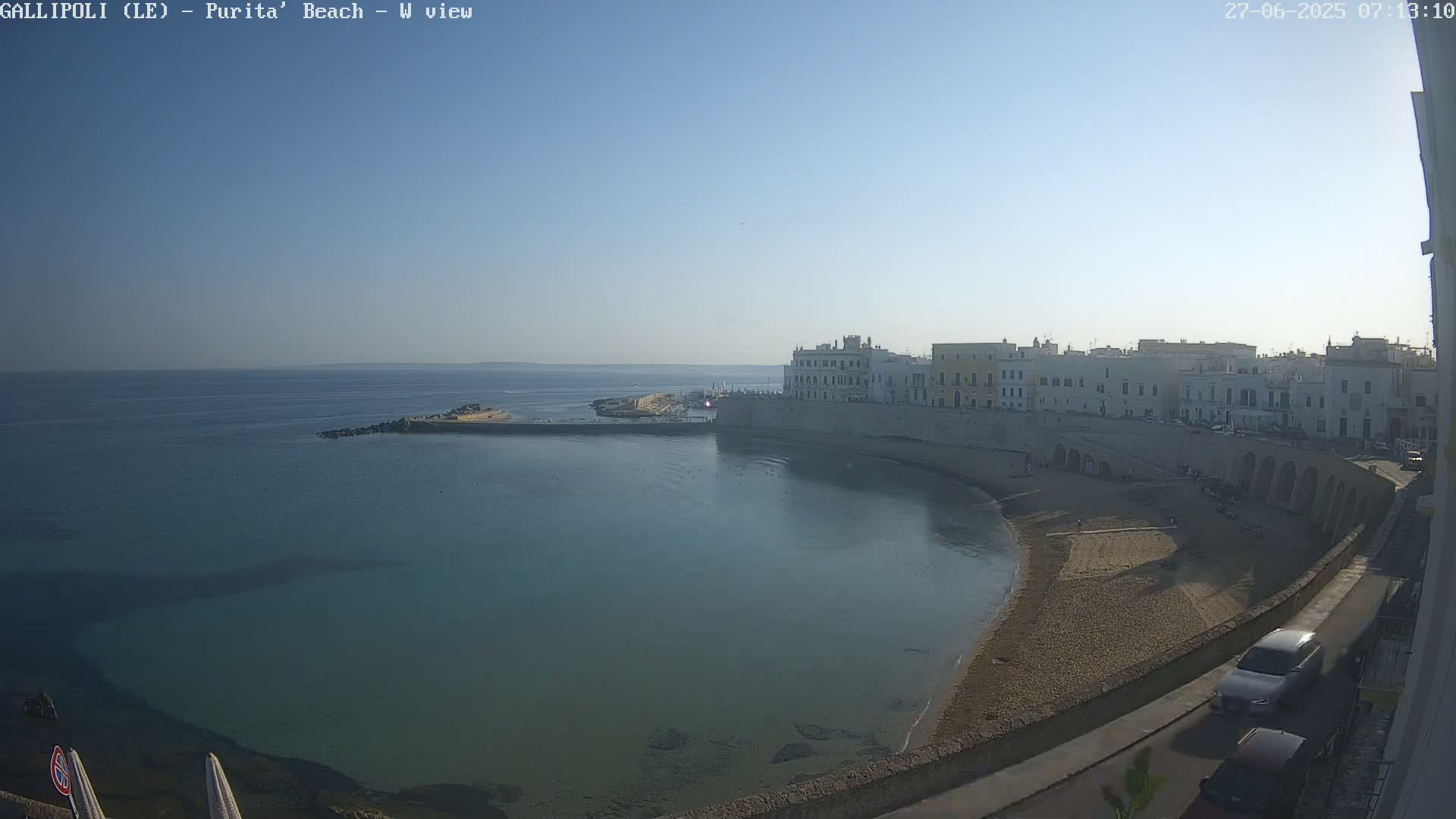 Gallipoli, Purita Beach Live Cam -  Apulia, Italy