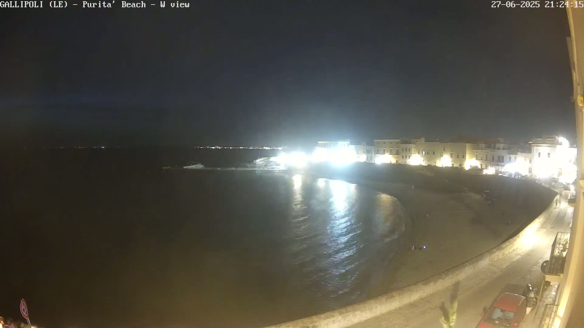 Gallipoli, Purita Beach Live Cam -  Apulia, Italy