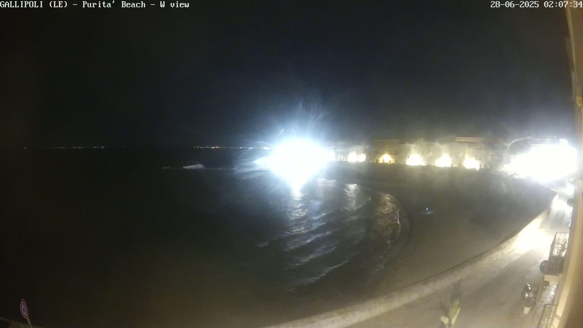 Gallipoli, Purita Beach Live Cam -  Apulia, Italy