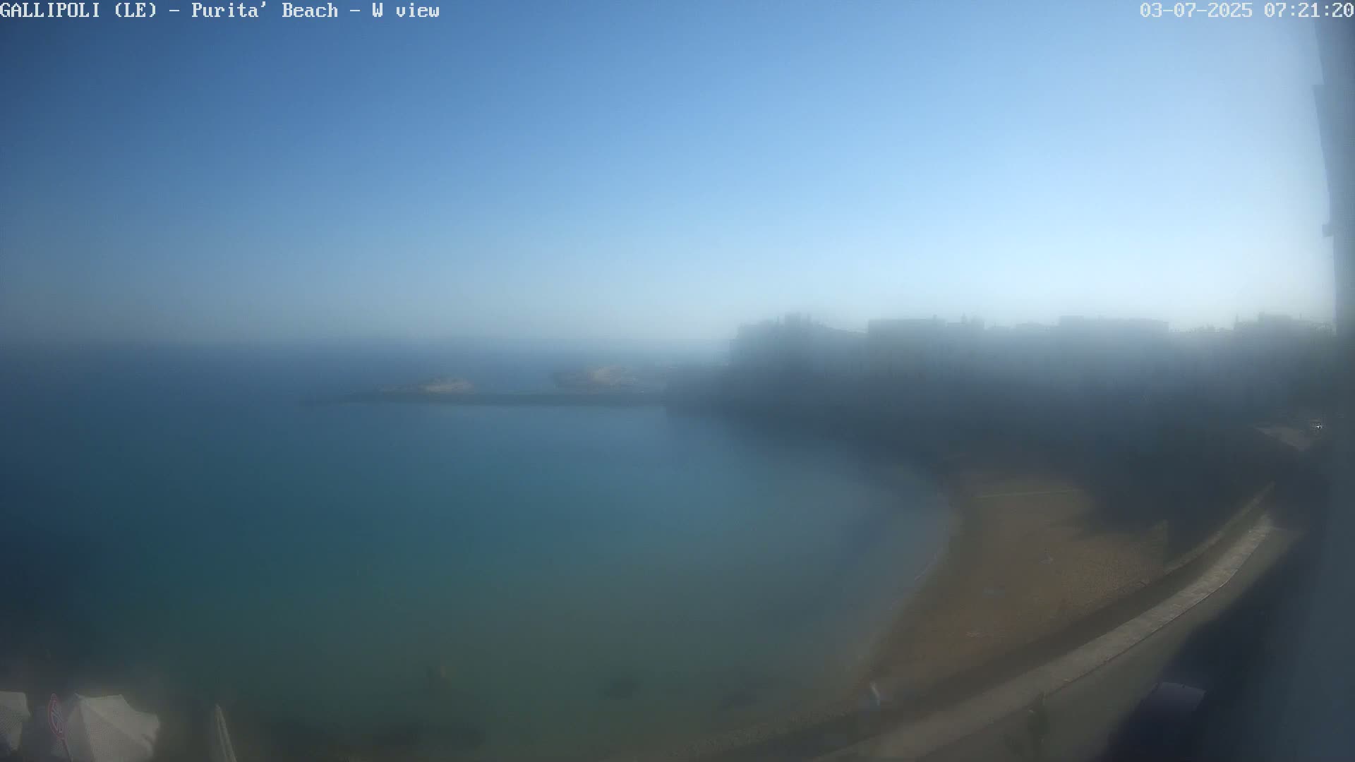 Gallipoli, Purita Beach Live Cam -  Apulia, Italy