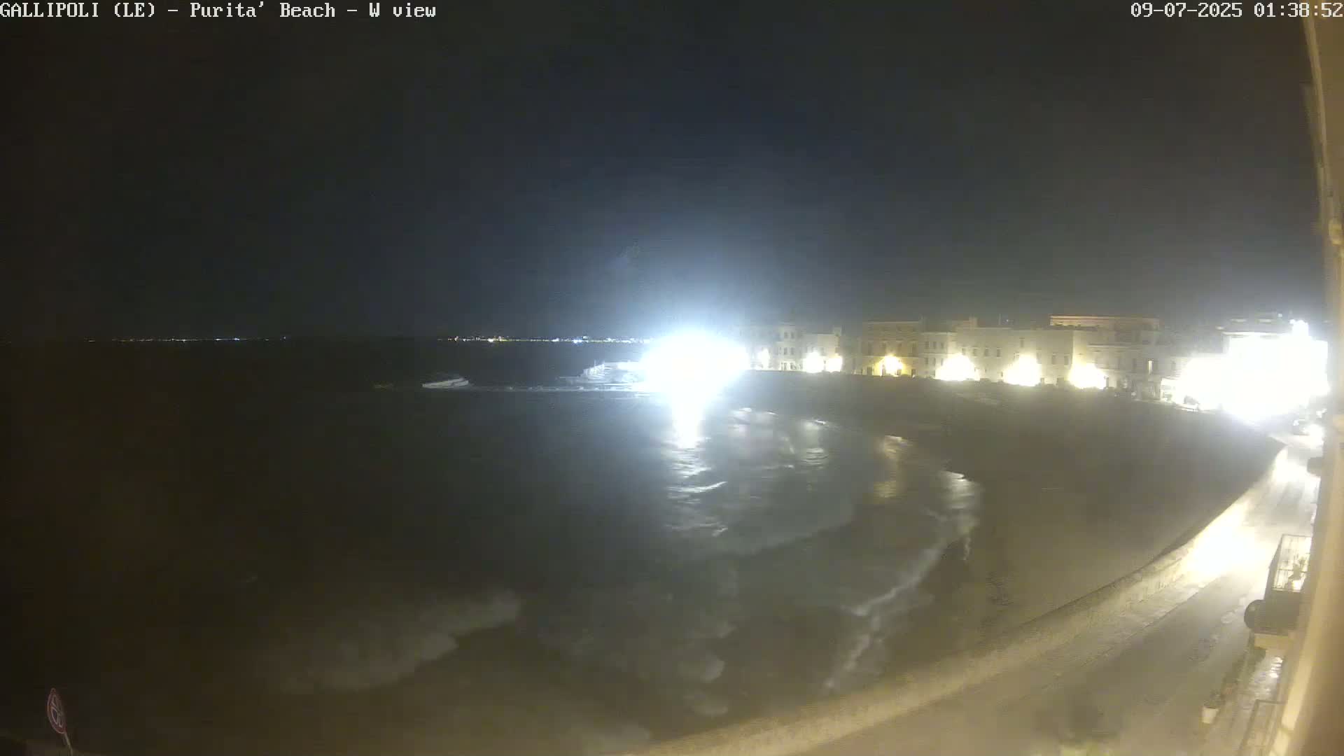 Gallipoli, Purita Beach Live Cam -  Apulia, Italy