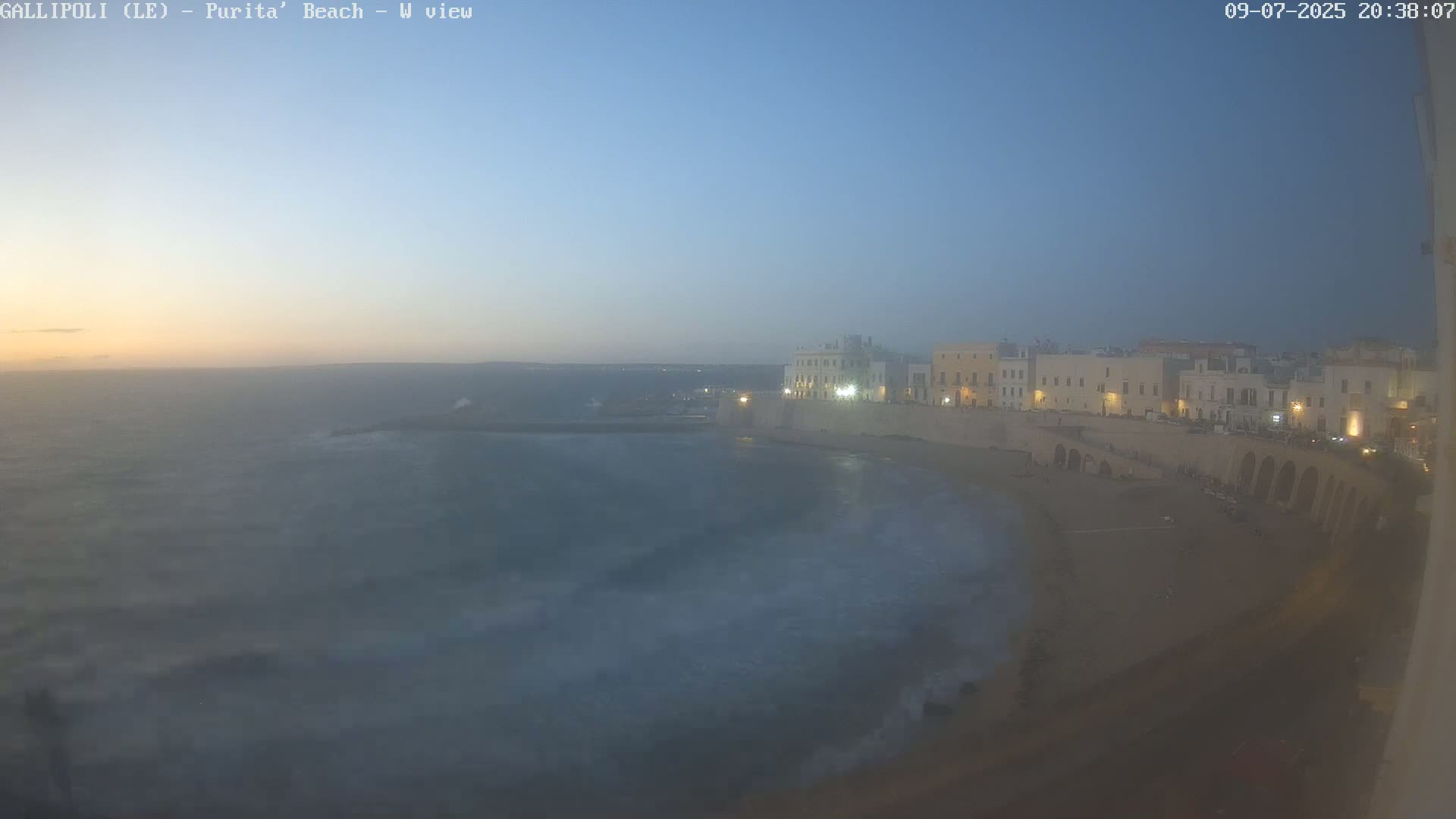 Gallipoli, Purita Beach Live Cam -  Apulia, Italy