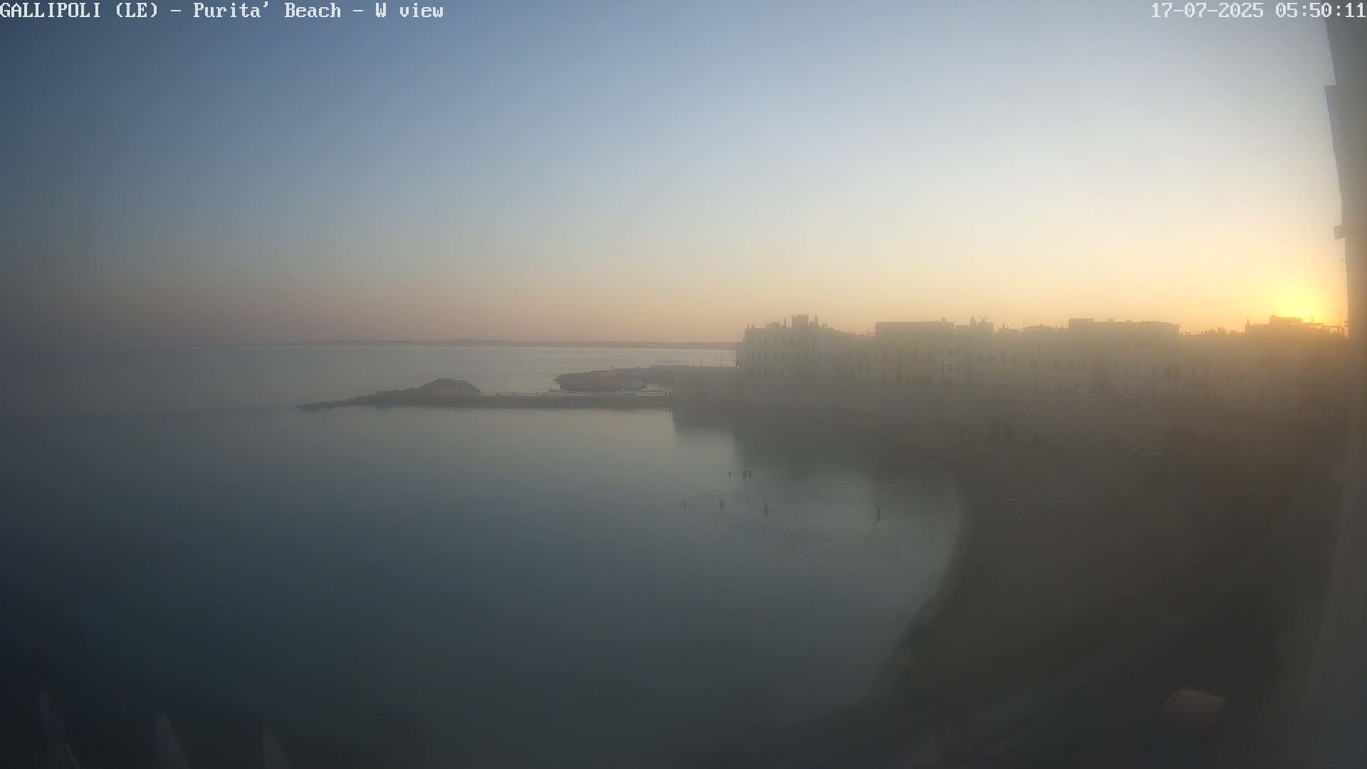 Gallipoli, Purita Beach Live Cam -  Apulia, Italy
