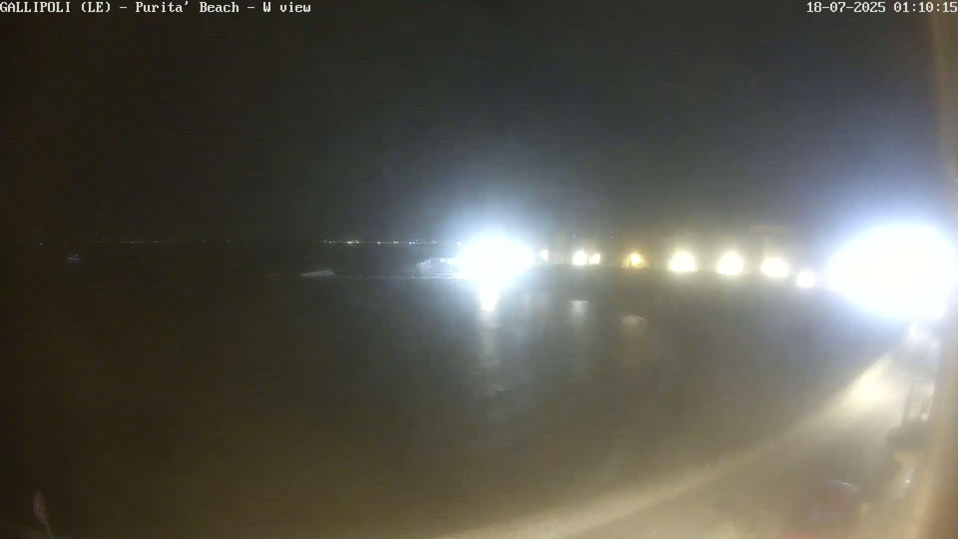 Gallipoli, Purita Beach Live Cam -  Apulia, Italy