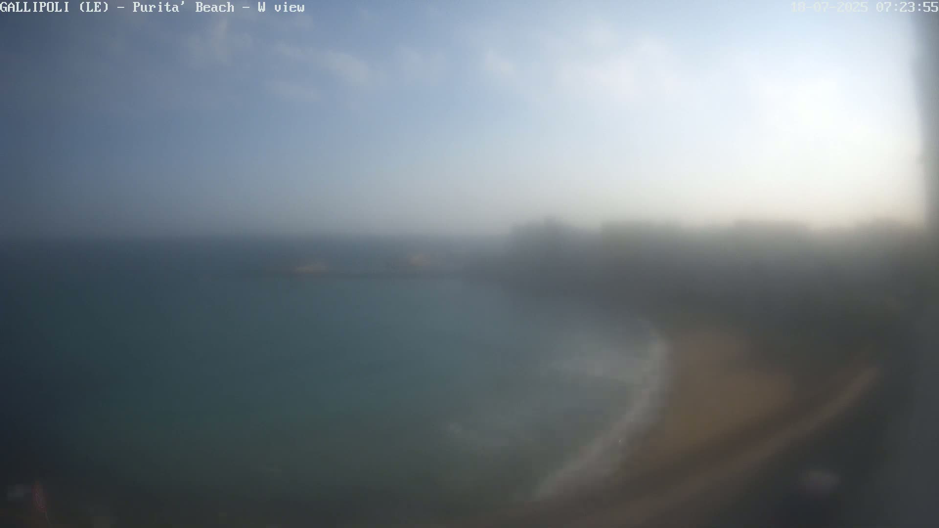Gallipoli, Purita Beach Live Cam -  Apulia, Italy