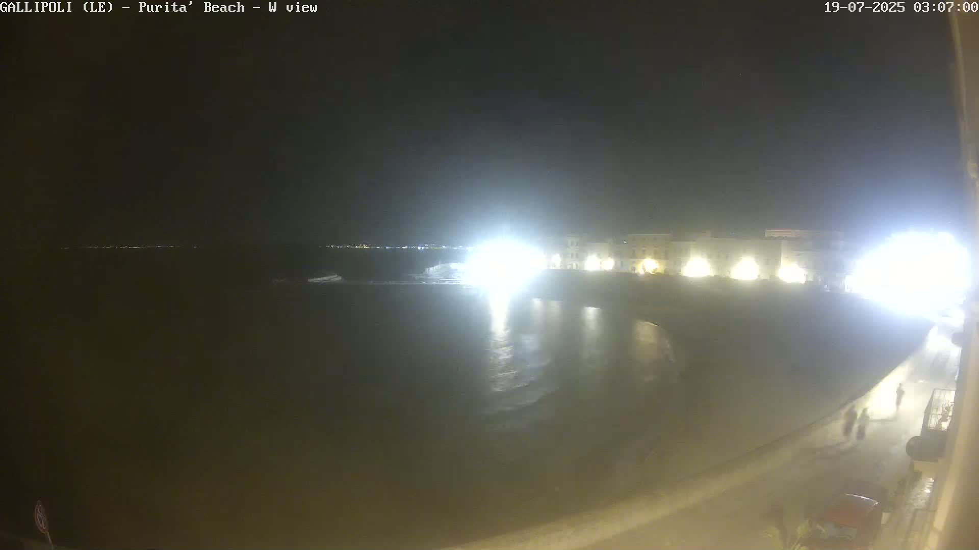 Gallipoli, Purita Beach Live Cam -  Apulia, Italy