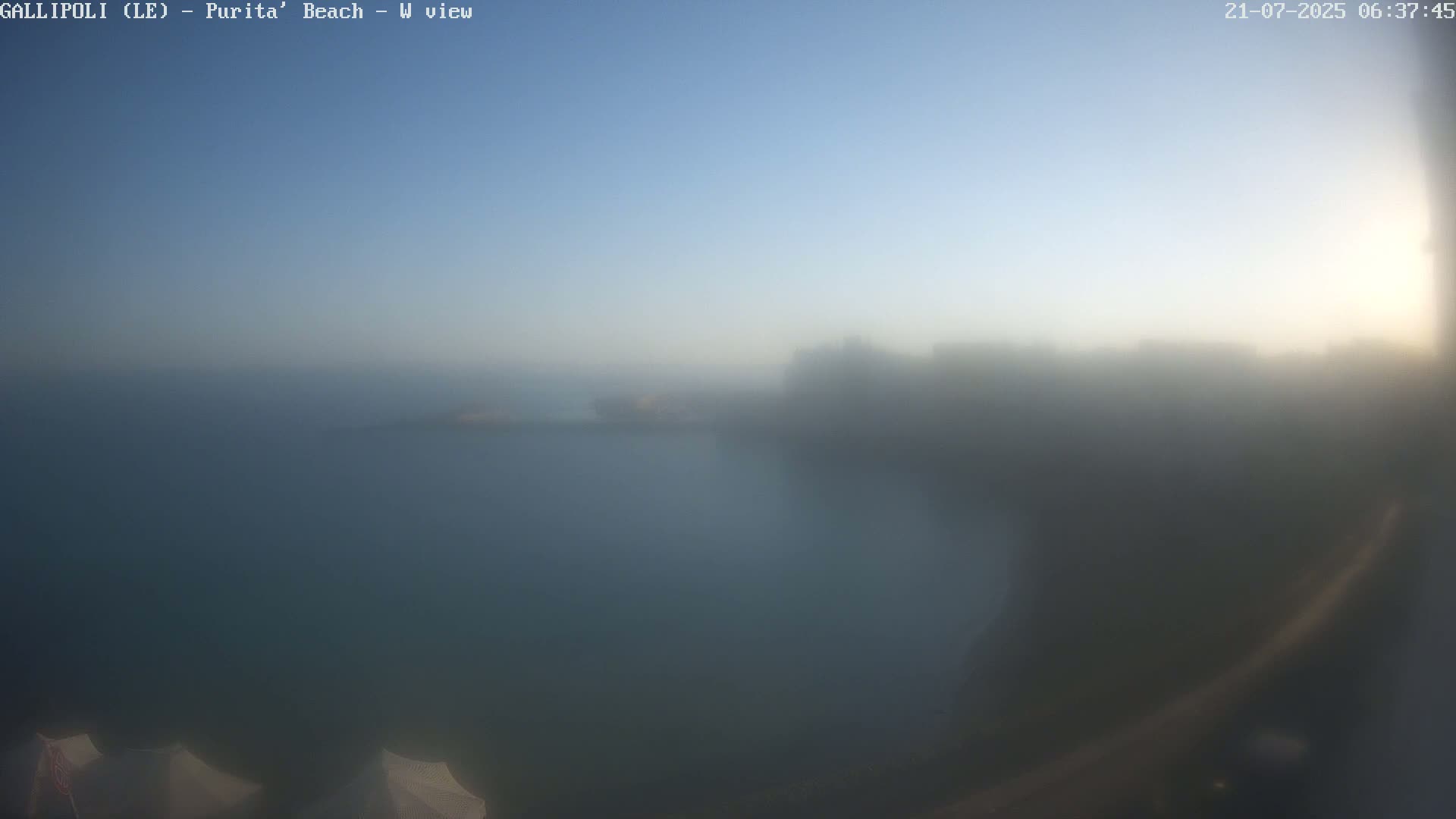 Gallipoli, Purita Beach Live Cam -  Apulia, Italy
