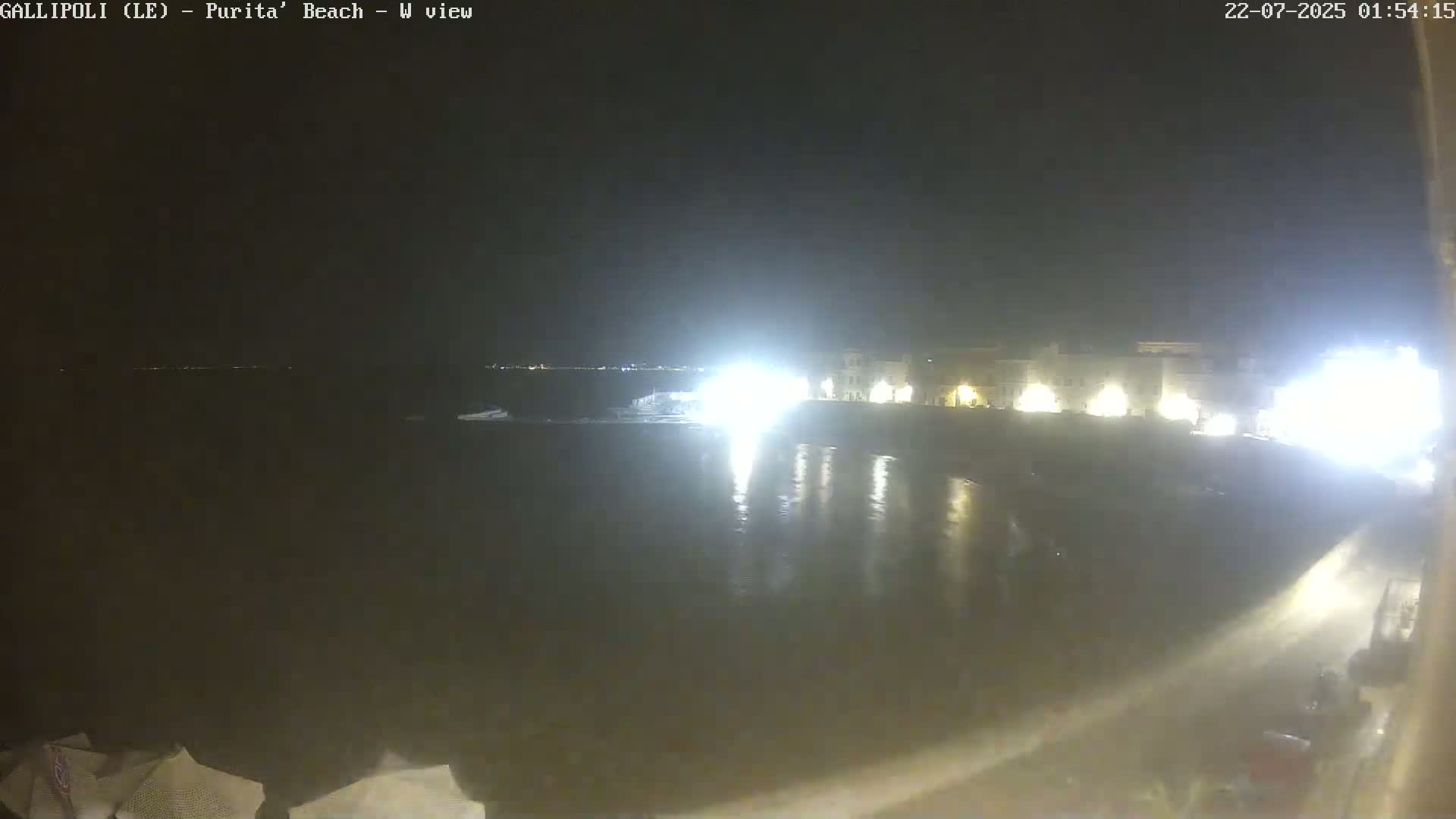 Gallipoli, Purita Beach Live Cam -  Apulia, Italy