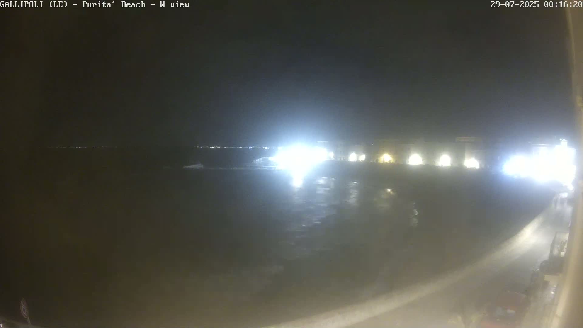 Gallipoli, Purita Beach Live Cam -  Apulia, Italy